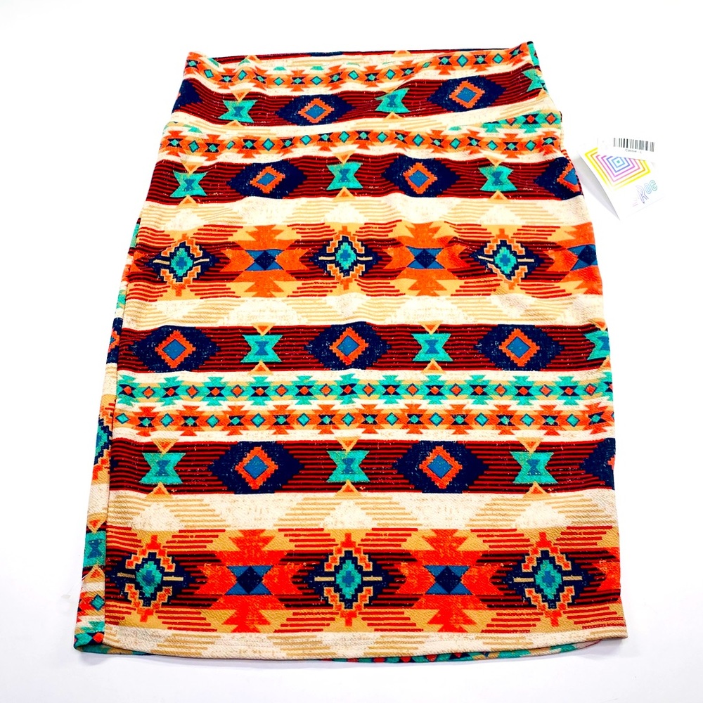LulaRoe Cassie Aztec skirt